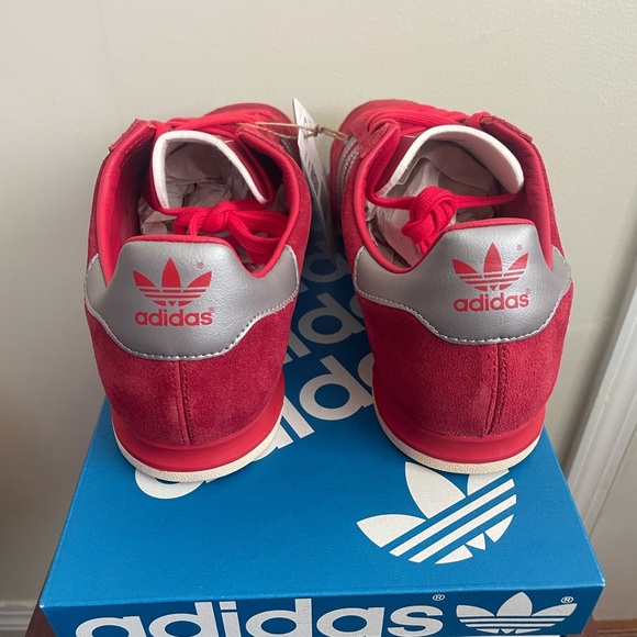 Adidas Guam Active Maroon Tech Silver Met / Size 10 Men’s - Picture 5 of 10